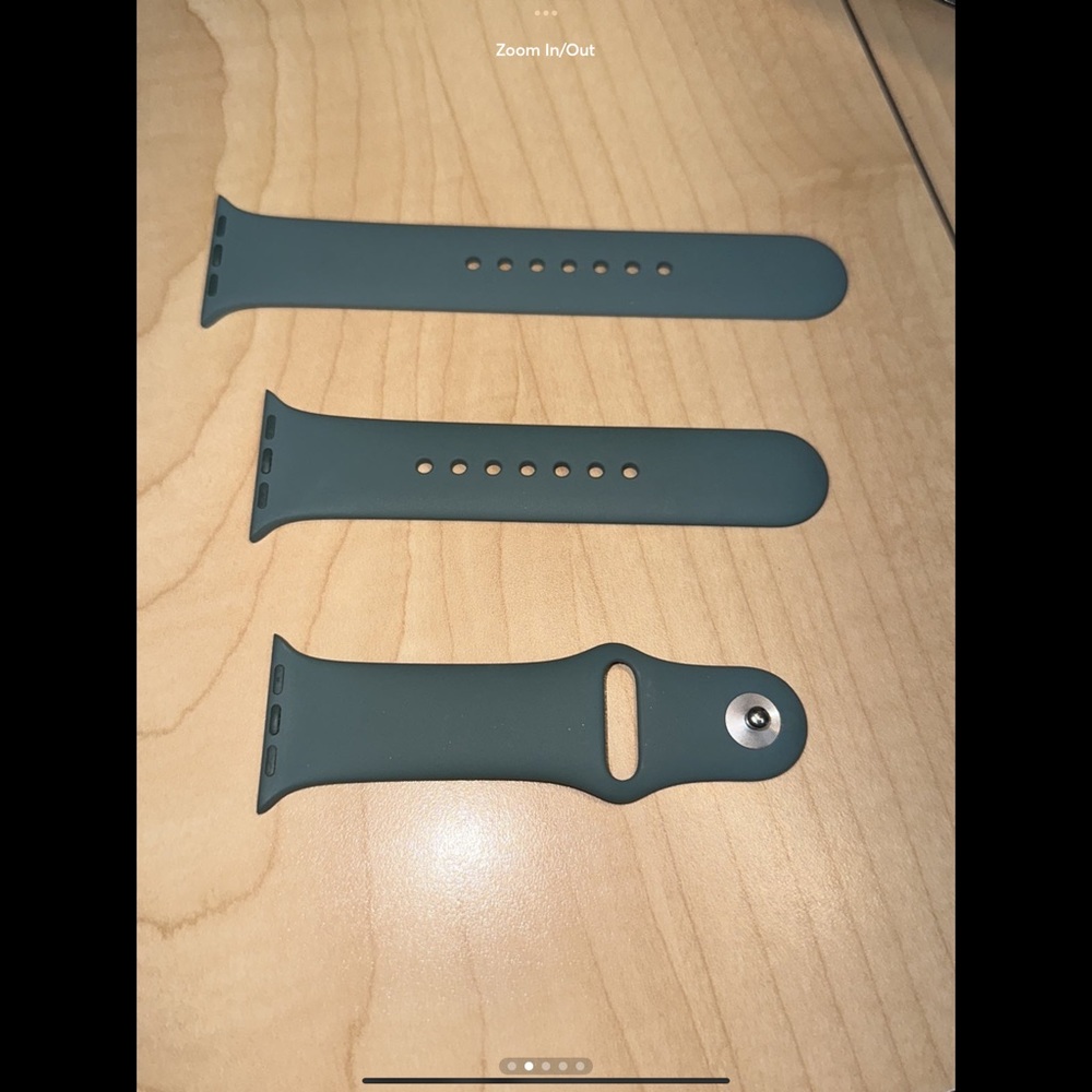 “PINE GREEN” Apple Sport Band for 38mm 40mm & 41mm Apple Watches